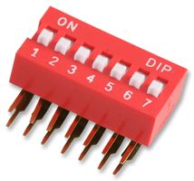 MULTICOMP - MCDA07 - SWITCH DIL R/A 7WAY 